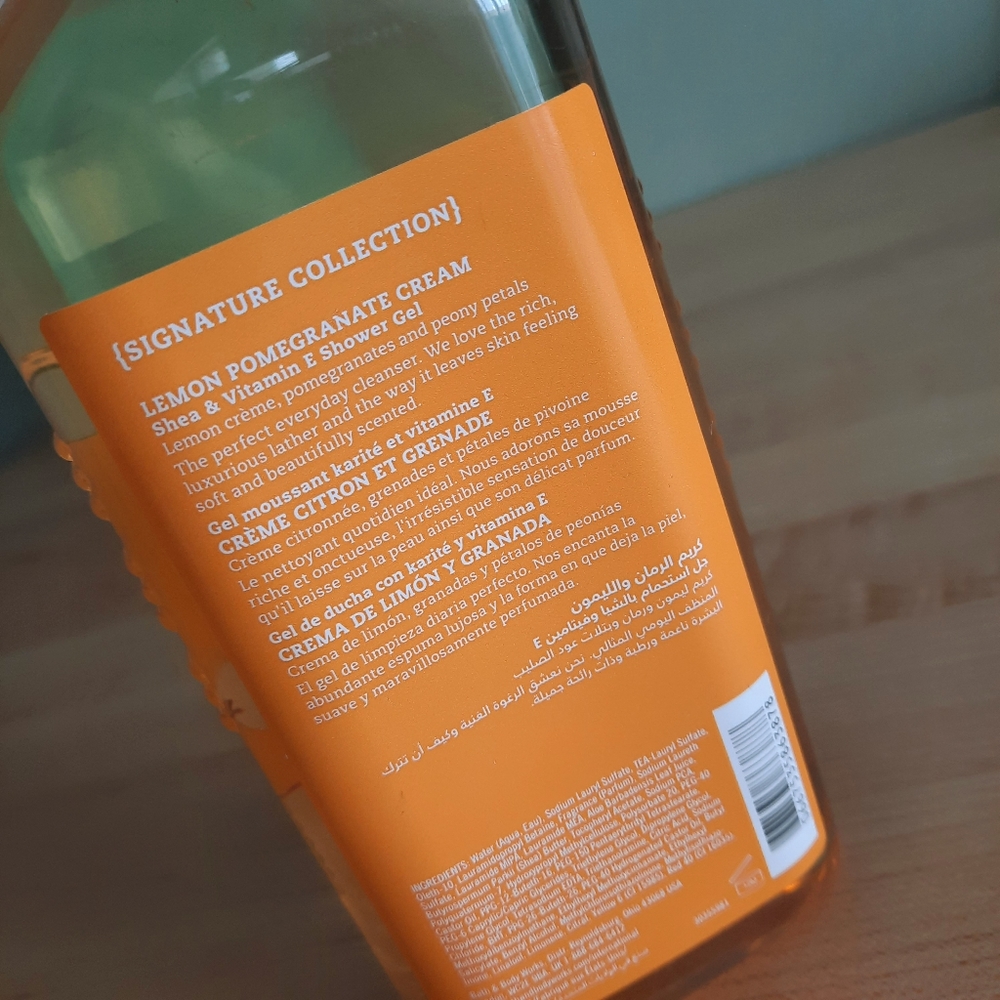 Lemon ๐ Pomegranate Cream Shower Gel Bath & Body Works - Picture 4 of 4
